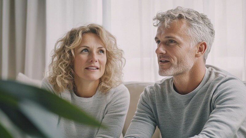 Tevreden echtpaar afgevallen met Wegovy.